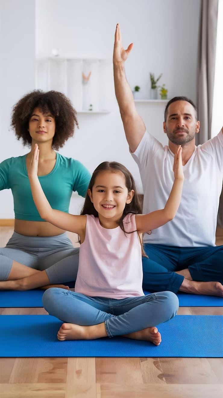 parents with children image